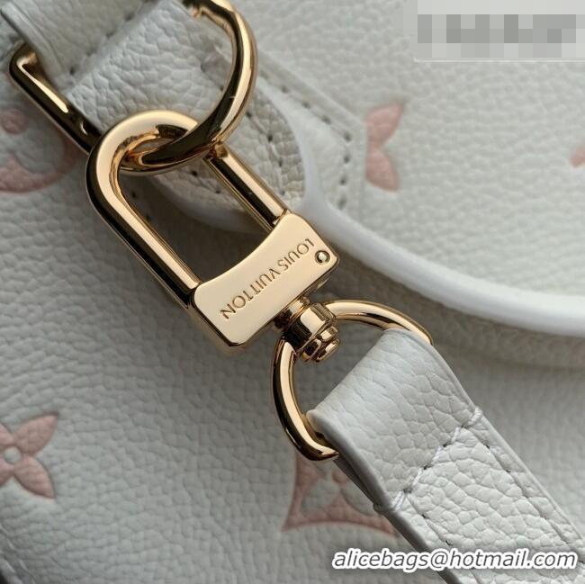 Grade Quality Louis Vuitton Alma BB in Milky White/Peach Cowhide Leather M27574 2026