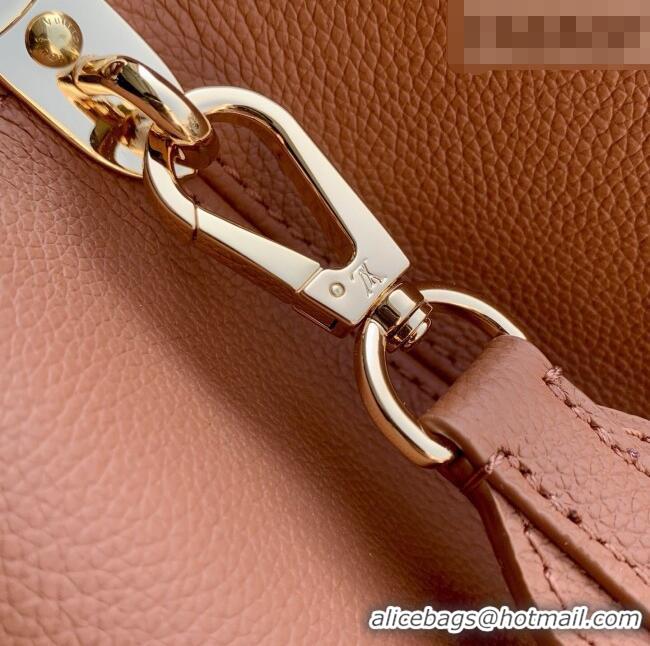 Modern Classic Louis Vuitton Capucines MM Souple Bag in Calf Leather M14370 Brown 2026