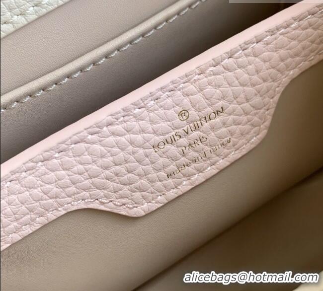 Top Grade Louis Vuitton Capucines Mini Bag in Taurillon Leather M24683 Pink 2026