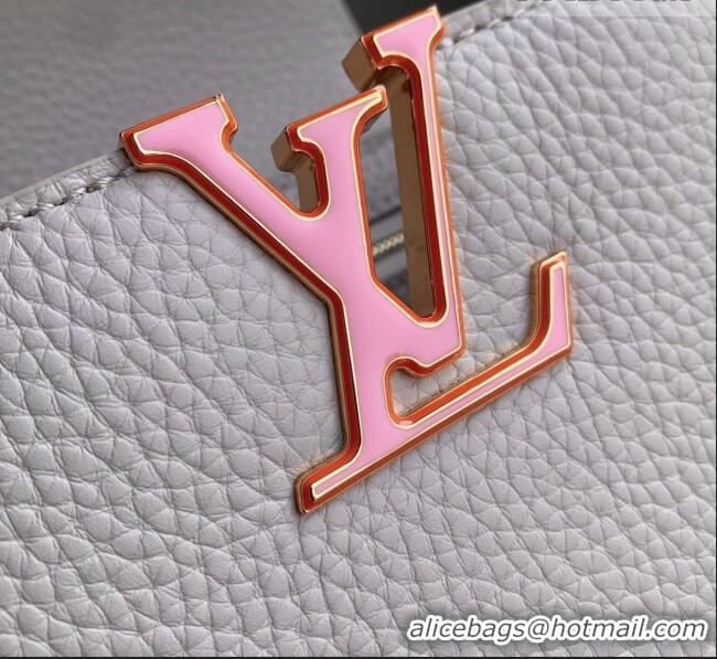 Buy Discount Louis Vuitton Capucines MM Bag in Taurillon Leather M24683 Pink 2026