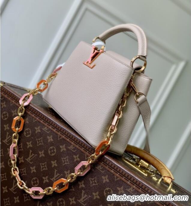 Buy Discount Louis Vuitton Capucines MM Bag in Taurillon Leather M24683 Pink 2026