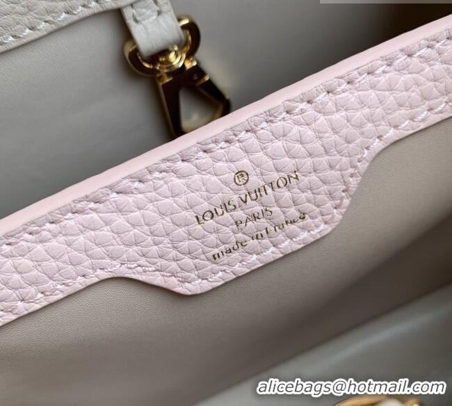 Buy Discount Louis Vuitton Capucines MM Bag in Taurillon Leather M24683 Pink 2026
