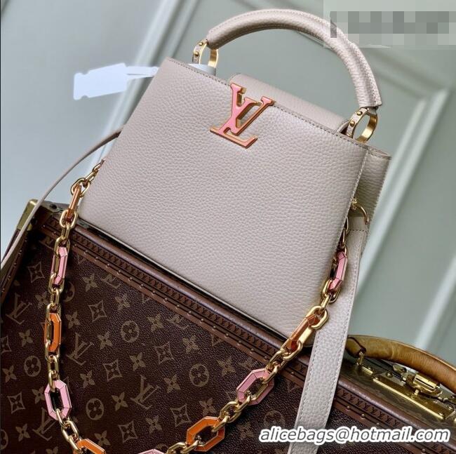 Buy Discount Louis Vuitton Capucines MM Bag in Taurillon Leather M24683 Pink 2026