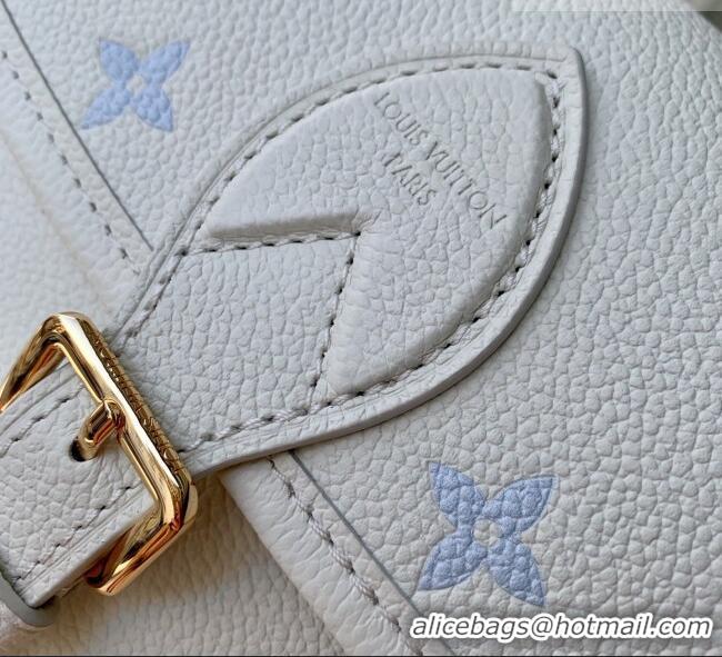 Fashion Luxury Louis Vuitton Diane Bag in Milky White/Blue Cowhide Leather M28054 2026