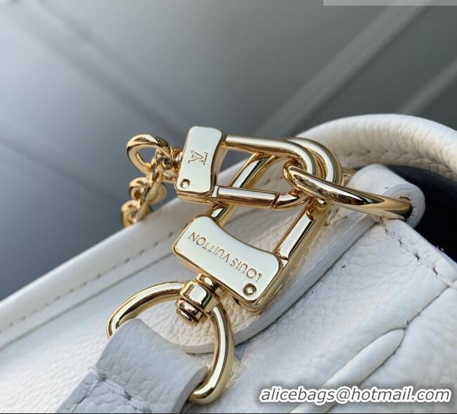Fashion Luxury Louis Vuitton Diane Bag in Milky White/Blue Cowhide Leather M28054 2026