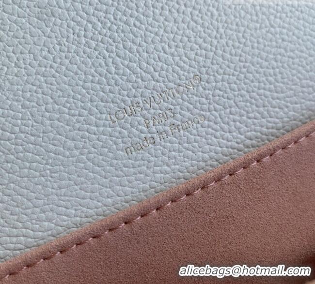 Buy Classic Louis Vuitton Pochette Métis East West in Milky White/Peach Cowhide Leather M27575 2026