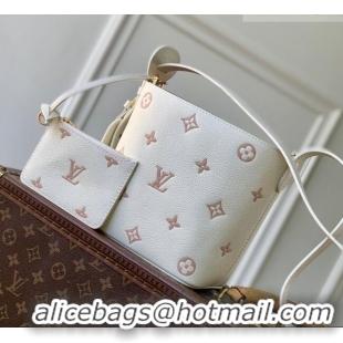 Buy New Cheap Louis Vuitton All In BB in Milky White/Peach Cowhide Leather M28315 2026
