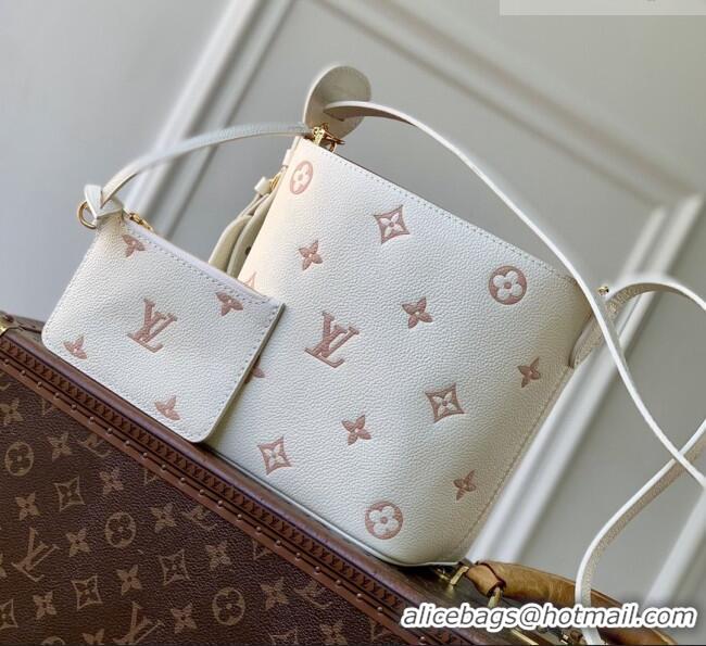 Buy New Cheap Louis Vuitton All In BB in Milky White/Peach Cowhide Leather M28315 2026