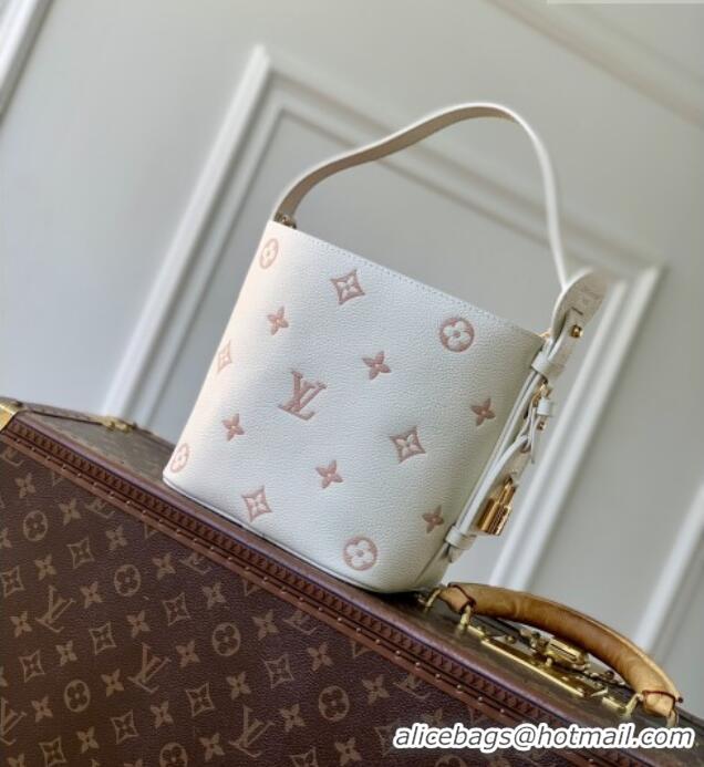 Buy New Cheap Louis Vuitton All In BB in Milky White/Peach Cowhide Leather M28315 2026