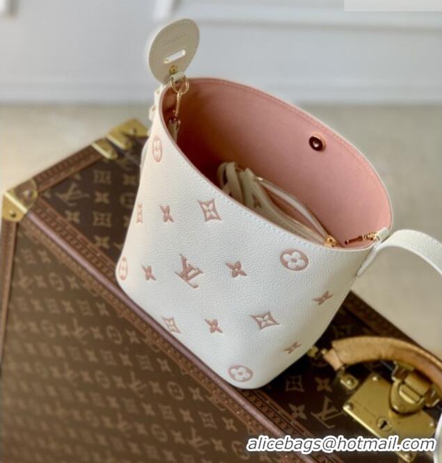 Buy New Cheap Louis Vuitton All In BB in Milky White/Peach Cowhide Leather M28315 2026
