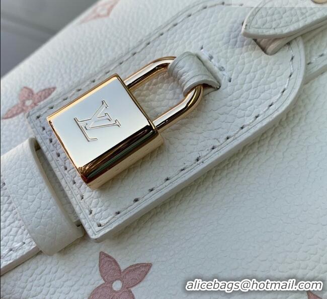 Buy New Cheap Louis Vuitton All In BB in Milky White/Peach Cowhide Leather M28315 2026