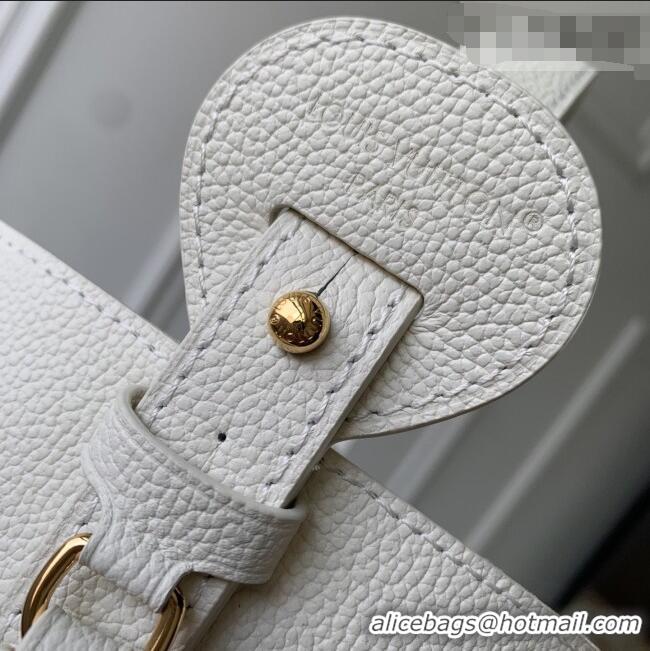 Cheap Discount Louis Vuitton All In BB in Milky White/Green Cowhide Leather M27570 2026