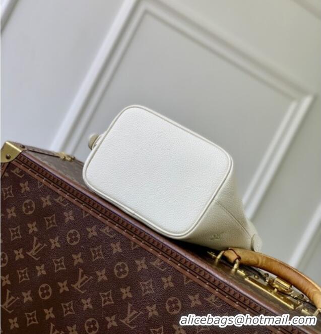 Cheap Discount Louis Vuitton All In BB in Milky White/Green Cowhide Leather M27570 2026