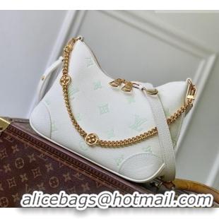 Original Cheap Louis Vuitton Boulogne PM in Milky White/Green Cowhide Leather M27571 2026