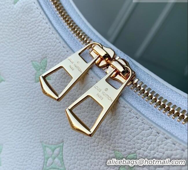 Original Cheap Louis Vuitton Boulogne PM in Milky White/Green Cowhide Leather M27571 2026