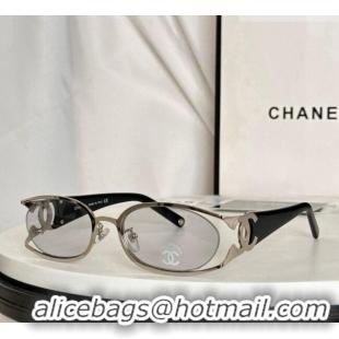 Famous Brand Chanel Sunglasses CH4024 Silver/Black 2026