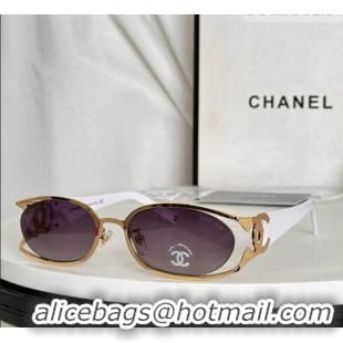 Top Grade Chanel Sunglasses CH4024 White 2026