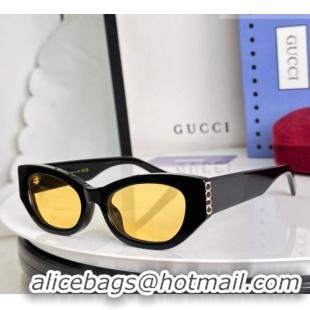 Fashion Discount Gucci Sunglasses GG2044SA Black/Yellow 2026