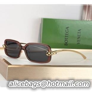 Top Grade Bottega Veneta Sunglasses BV1439S Brown/Gold 2026