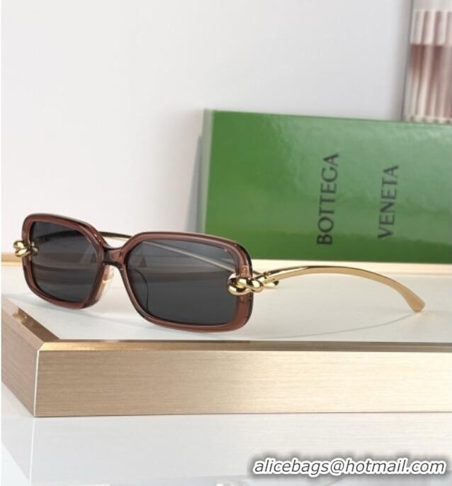Top Grade Bottega Veneta Sunglasses BV1439S Brown/Gold 2026