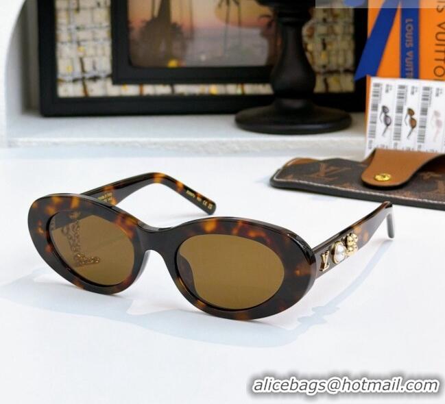 Good Quality Louis Vuitton Sunglasses Z2987 Brown 2026