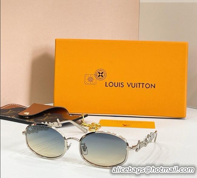 Good Looking Louis Vuitton Sunglasses Z3171U Silver/Light blue 2026