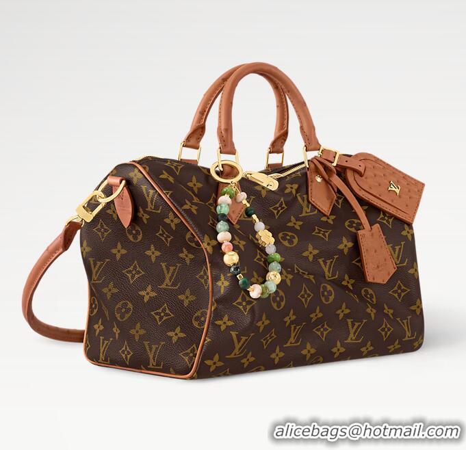 Top Grade Louis Vuitton Monogram Canvas Speedy Soft 30 Boho Bag N87212