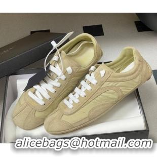 Unique Style Prada Montecarlo Re-Edition 2005 suede and Re-Nylon sneakers Beige 1E247O 60228068