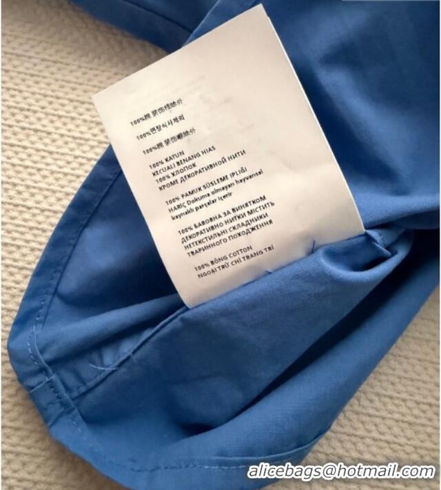 Inexpensive Miu Miu Cotton Jacket MM020603 Blue 2026