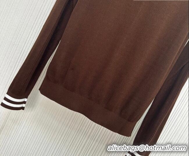 Top Quality Miu Miu Knit Cardigan MM020605 Brown 2026