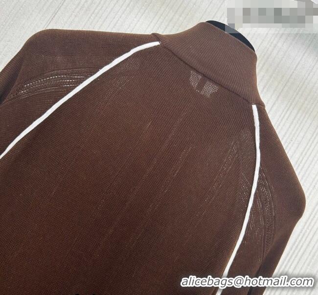 Top Quality Miu Miu Knit Cardigan MM020605 Brown 2026