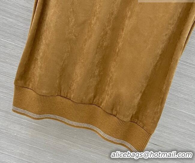 ​Buy Cheap Miu Miu Suede and Wool Vest MM020606 Yellow 2026