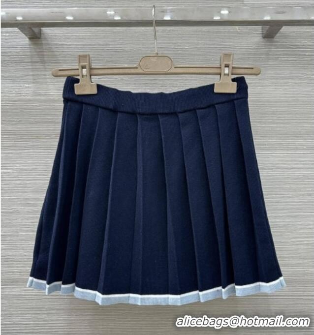 ​Good Quality Miu Miu Wool Shirt and Mini Shirt Set MM020609 Blue 2026