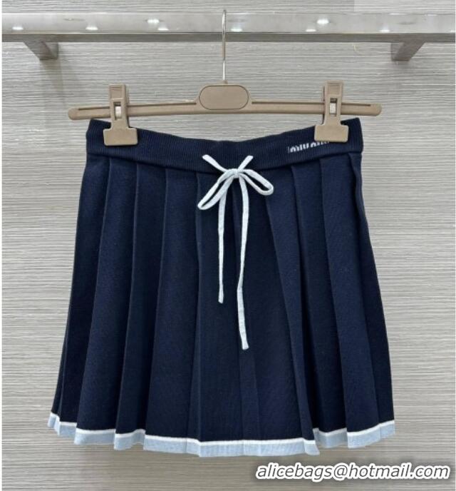 ​Good Quality Miu Miu Wool Shirt and Mini Shirt Set MM020609 Blue 2026