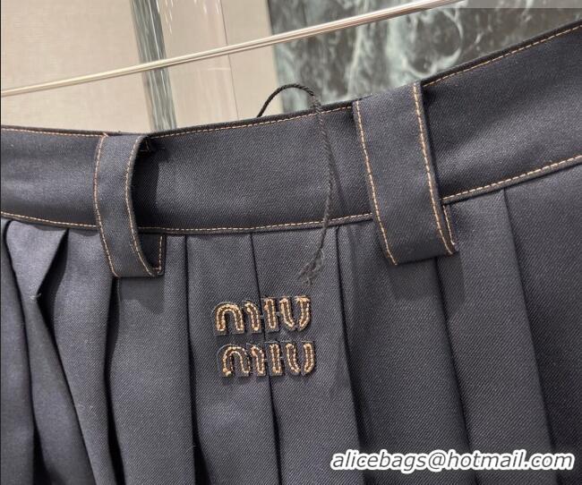 Best Price Miu Miu Jacket and Skirt Set MM020623 Black 2026