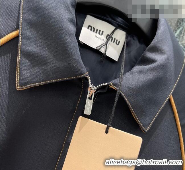 Best Price Miu Miu Jacket and Skirt Set MM020623 Black 2026