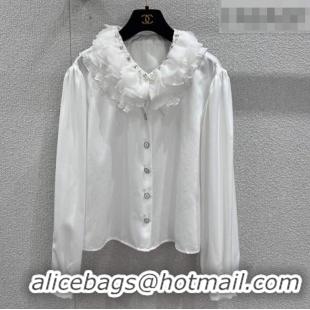 ​Top Grade Chanel Shirt CH020633 White 2026