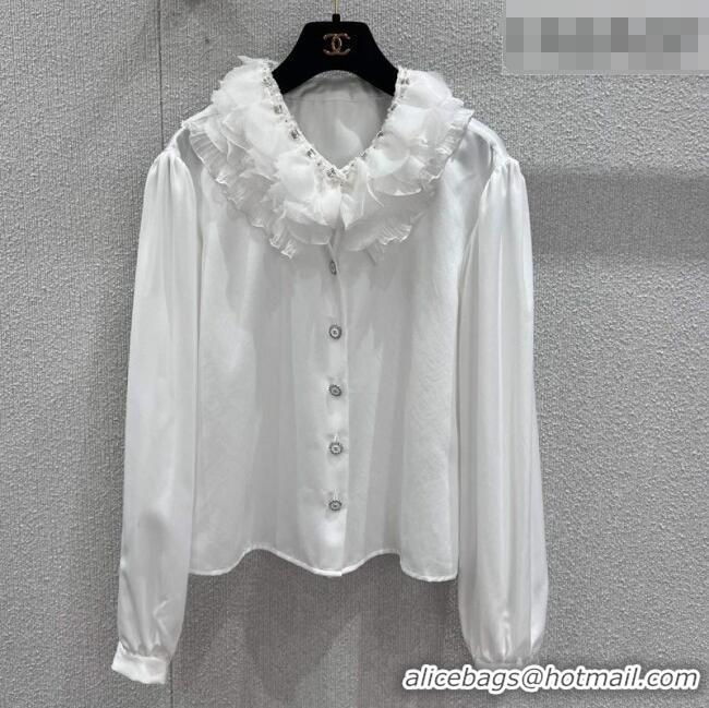 ​Top Grade Chanel Shirt CH020633 White 2026
