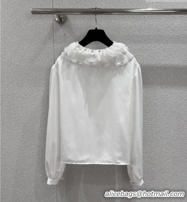 ​Top Grade Chanel Shirt CH020633 White 2026