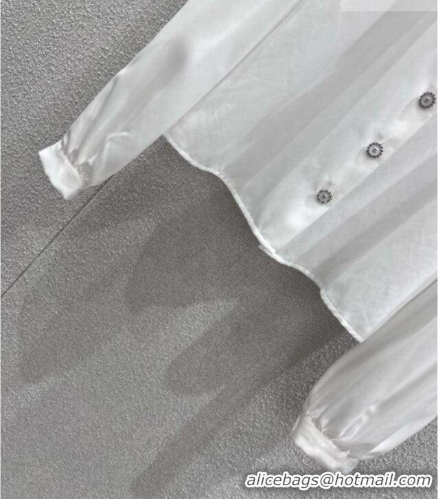 ​Top Grade Chanel Shirt CH020633 White 2026