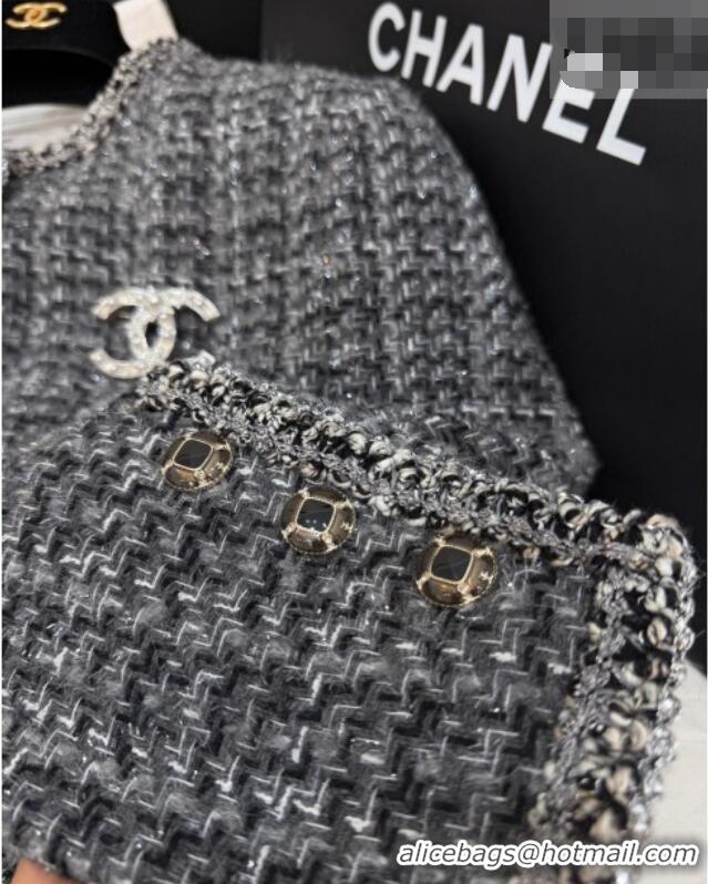 Fashion Discount Chanel Tweed Cardigan CH020602 Grey 2026