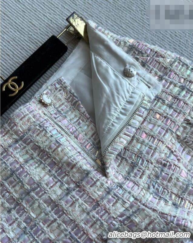 ​Reasonable Price Chanel Tweed Pants CH020602 Purple 2026