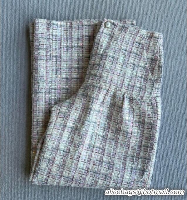 ​Reasonable Price Chanel Tweed Pants CH020602 Purple 2026
