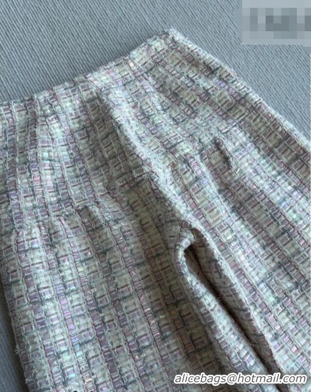 ​Reasonable Price Chanel Tweed Pants CH020602 Purple 2026