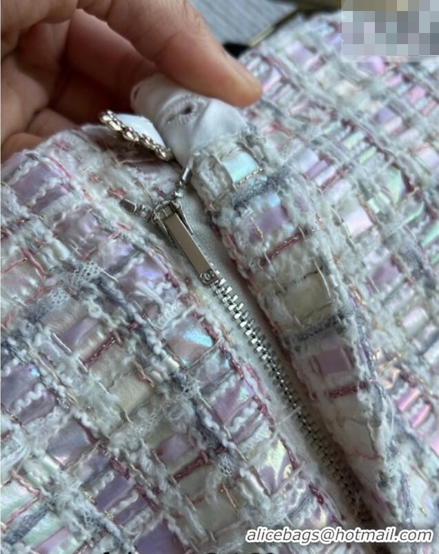 ​Reasonable Price Chanel Tweed Pants CH020602 Purple 2026