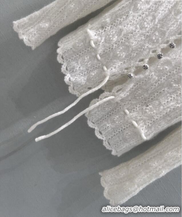 ​Reasonable Price Chanel Cashmere Cardigan CH020651 White 2026