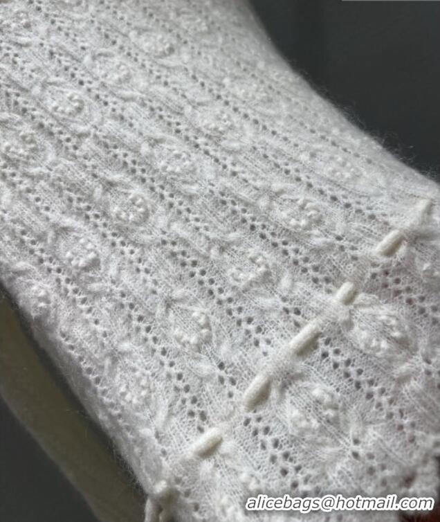 ​Reasonable Price Chanel Cashmere Cardigan CH020651 White 2026