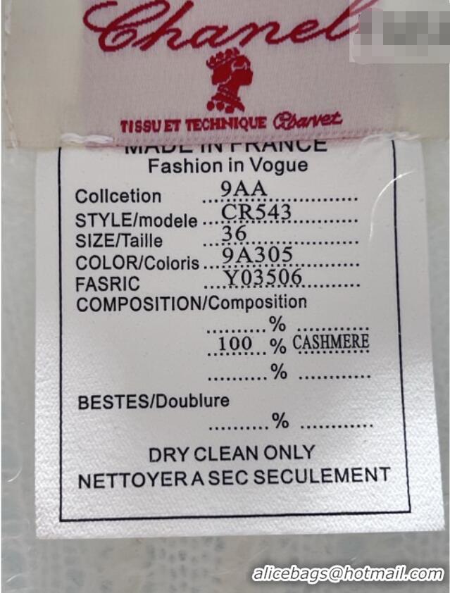 ​Reasonable Price Chanel Cashmere Cardigan CH020651 White 2026