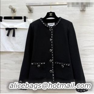 Top Grade Chanel Tweed Jacket CH020652 Black 2026