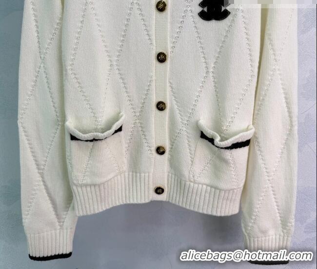 Promotional Cheap Chanel Wool Cardigan CH020658 White 2026